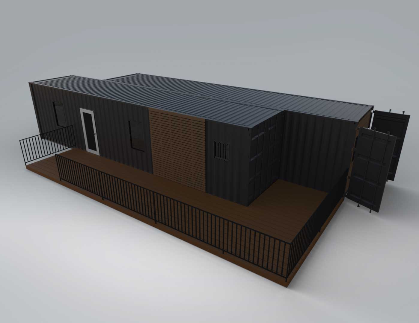The Clark: Two 40ft Container Home